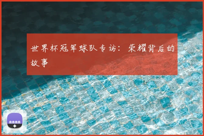 世界杯冠军球队专访：荣耀背后的故事